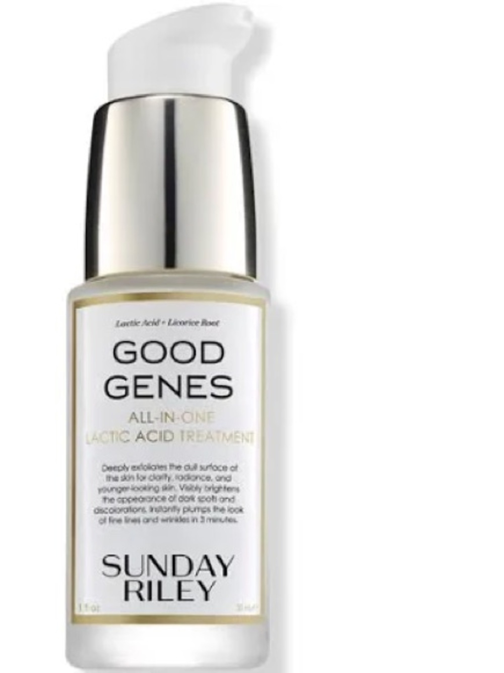 ‼️NWT‼️Sunday Riley Good Genes Lactic Acid Treatment - White & Silver